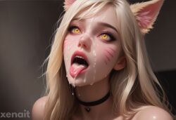 ahri from k/da series by xenait