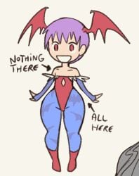 1girls ass big_ass bottom_heavy bubble_butt clothing darkstalkers dat_ass demon demon_girl fat_ass female female_only flat_chest flat_chested head_wings huge_ass large_ass lilith_aensland looking_at_viewer looking_back png purple_hair red_eyes small_breasts solo succubus thick_ass thick_thighs wanderjegson wide_hips wings