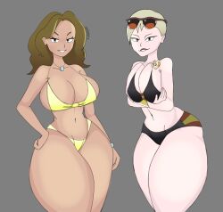 2girls bikini gamefreak incrimit7 npc_trainer pokemon pokemon_sm self_upload swimmer_(pokemon) swimmer_(pokemon_sm) tagme