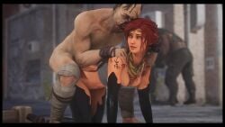 1boy 1girls 3d animated background_sex cd_projekt_red defeated_heroine doggy_style female femsub full_lips green_eyes gregnoff hd human human_female large_breasts light-skinned_female male male/female maledom mature_female moaning monster monster_on_female monster_rape pussy red_hair sex sound tagme tattoo teratophilia the_witcher_(series) thrusting triss_merigold vaginal_penetration video voice_acted wildlife_(video_game) zombie