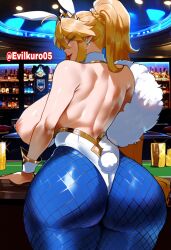 ai_generated artoria_pendragon_(swimsuit_ruler) bunny_ears bunnysuit casino evilkuro05 fate/grand_order fate_(series) looking_at_viewer massive_ass