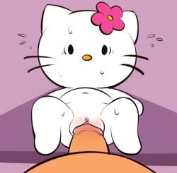 1boy 1girls color colored female female_penetrated hello_kitty hello_kitty_(character) hello_kitty_(series) human human_penetrating interspecies intest kitty_white male male/female male_penetrating male_penetrating_female pussy sanrio tagme vagina vaginal vaginal_penetration vaginal_sex