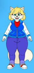 big_breasts breasts female frisk_lk furry tagme thick_thighs wide_hips