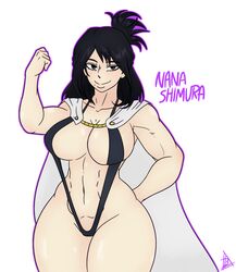 nana shimura from my hero academia by bermuda art