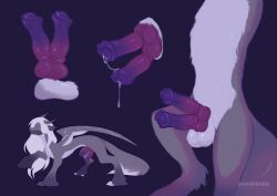 absurd_res animal_genitalia animal_penis artist_kanaeshka canid canine diphallia diphallism dragon equine_genitalia equine_penis feral fox genitals hi_res hybrid male mammal model_sheet multi_genitalia multi_penis mythological_creature mythological_scalie mythology penis reference_image scalie solo solo_focus