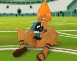 2boys anal animated ass blush erection feet gay harzu interspecies joris khan_karkass male_focus male_only outdoors penis sandals size_difference straddling tagme toes tristepin video wakfu wince