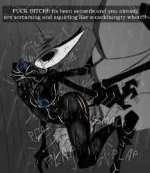 1boy 1girls 2024 algob4v anthro anthro_on_anthro anthro_only anthro_penetrated anthro_penetrating anthro_penetrating_anthro areolae armor bav big_breasts big_penis black_body black_skin blue_eyes breasts bulge comic cry crying deep_penetration dialogue dominant dominant_anthro dominant_male female hetero hollow_knight hornet_(hollow_knight) husk_guard hyper_penis impossible_fit large_areolae large_breasts male male/female monster monster_cock monster_rape no_humans penetration penis prison_guard_position rape shaking side_view stomach_bulge straight submissive submissive_anthro submissive_female sweat sweatdrop sweating the_infection_(hollow_knight) thick_thighs thighs