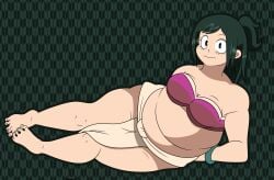 1girls 2024 anime background barefoot bbw bbw_mom big_breasts big_hips bracelet chel chel_(the_road_to_el_dorado) cosplay crossover_cosplay curling_toes green_eyes inko_midoriya japanese_female laying_on_side loincloth looking_at_viewer milf my_hero_academia outline posing posing_for_the_viewer shaded solo solo_female stinkify stomach the_road_to_el_dorado toes toes_scrunch tubetop white_skin