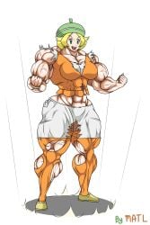 abs bianca_(pokemon) biceps breasts female hyper hyper_muscles matl muscles muscular muscular_arms muscular_female muscular_legs muscular_thighs pecs pokemon