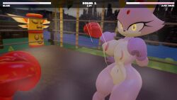 2girls 3d 3d_(artwork) amy_rose areola areola_slip areolae areolae_slip big_breasts big_thighs bikini blaze_the_cat boxing boxing_gloves boxing_ring breasts catfight curvy dodge dodging female female_focus female_only female_pov fight fighting fighting_ring gameplay_mechanics gloves health_bar hud night open_mouth outdoors pov pov_boxing pov_female punch punching purple_boxing_gloves purple_fur purple_gloves red_boxing_gloves red_gloves rngsucks ryona sega sling_bikini sonic_(series) sonic_the_hedgehog_(series) swimsuit thick thick_hips thick_thighs thighs white_bikini white_sling_bikini wide_hips yellow_eyes