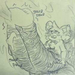 black_and_white blush cum cum_blast cumshot excessive_cum fur furry gritted_teeth huge_cock hyper_penis lime09 masturbation pencil_(artwork) pokemon shinx sketch small_but_hung throbbing_penis veiny_penis