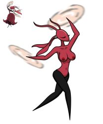 1girls 2022 ant ant_girl ant_humanoid anthro anthro_only big_breasts breasts bug carmelita female female_only hollow_knight insects magalnik red_body red_skin silksong solo thighs