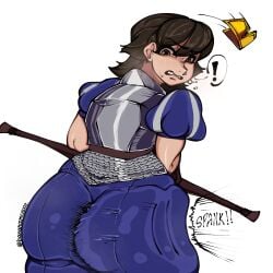 ! 1girls absurd_res absurd_resolution absurdres alternate_version_available armor armored_female ass ass_dough ass_focus bananamusicc big_ass big_butt blue_princess_(clash_royale) blush blush_lines brown_eyes brown_hair bubble_ass bubble_butt chainmail clash_(series) clash_royale crown curvaceous curvy curvy_female curvy_figure fat_ass female female_focus female_only hi_res high_resolution highres huge_ass huge_butt large_ass light-skinned_female light_skin looking_back medium_hair offscreen_character princess princess_(clash_royale) royalty short_hair simple_background slapping_ass slapping_butt solo solo_female solo_focus spanked spanked_butt spanking spanking_ass spanking_butt supercell sweat sweatdrop tagme thick_ass voluptuous voluptuous_female white_background