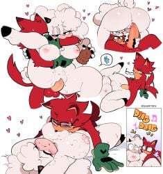 balls big_breasts bite bite_mark bite_mark_on_breast bite_marks biting boobs breasts carrying carrying_partner cock eyes_closed gadget_the_wolf glasses holding_cock holding_penis lanolin_the_sheep love_hearts mouth_on_breast mouth_over_nipple naked penetration penis pussy quavernsfw sega sex sonic_(series) sonic_the_hedgehog_(series) tagme vagina vaginal_penetration