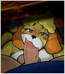 isabelle (animal crossing) from animal crossing by loodboyo