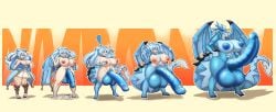 2025 absurd_res anthro balls big_breasts big_penis blue_body blue_hair breast_expansion breasts digital_media_(artwork) dimitriahn dragon erection expansion female ftg_transformation fti_transformation futa_transformation futanari futanarization gender_transformation genital_growth genitals growth gynomorph hair hi_res human human_to_anthro intersex long_tail mammal membrane_(anatomy) membranous_wings mythological_creature mythological_scalie mythology nipples nude penis penis_growth scalie sequence simple_background smile solo species_transformation standing tail transformation wing_growth wings