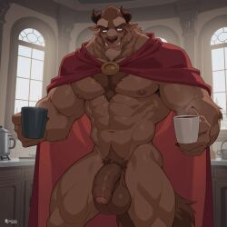 beast (disney) from beauty and the beast (1991 film) by raygarwolf