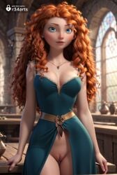 merida from brave by r34arts