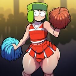 2025 aged_up ai_generated ass big_ass big_butt big_thighs cheerleader cheerleader_uniform comedy_central curvy curvy_body curvy_figure femboy femboy_focus femboy_only hyper_ass hyper_butt hyper_thighs kyle_broflovski male male_focus male_only mature pawg pawg_build sexy_body south_park thick thick_ass thick_legs thick_thighs thighs wide_hips