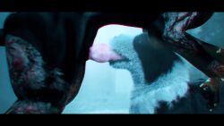 1boy 1girls 2animals 3d animal_genitalia animal_penis animated blowjob capcom cerberus_(resident_evil) collie cum cum_drip cum_in_mouth cum_inside cum_spill cumshot dark-skinned_male deep_blowjob deepthroat domestic_dog dripping dripping_cum face_fucking face_hugging face_humping fast_thrusts female female_penetrated feral feral_on_female feral_on_feral feral_only feral_penetrating fluids knot male male/female male_penetrating monster mounting_head open_mouth oral oral_penetration oral_sex orgasm penis resident_evil resident_evil_2 resident_evil_2_remake sex submissive_female tagme trioami260 video zombie zombie_dog