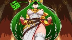 palutena from kid icarus by oddrich