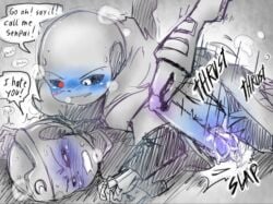 2boys 2male 2males 2men blue_blush blush boots breath_cloud closed_eyes cross_sans cross_sans_(fan_character) crown cumming cumming_inside cumming_while_penetrating english english_dialogue english_text gasp gasping gay gay_anal gay_male gay_sex half-dressed half_dressed half_naked half_nude hand_hold hand_holding heterochromia holding_hand knee_blush line_art minimal_color moan moaning moans nightmare_sans nightmare_sans_(fan_character) non_con non_consensual obsessed_male obsessive on_back on_floor onomatopoeia purple_blush rape raped_by_male red_eye sans_au sanscest shaking_lines sweat sweating thegreatrouge thrust_lines undertale undertale_au white_eye yaoi