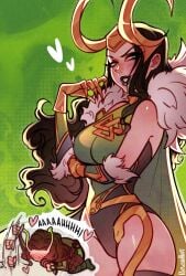 lady loki from guardians of the galaxy by poposhirat