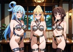 aqua (konosuba) from kono subarashii sekai ni shukufuku wo! by benmccannon (artist)