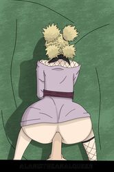 alanistheanalqueen all_fours anal anal_sex big_ass big_butt big_penis blonde_hair bottomless fishnets naruto naruto_(series) pigtails quad_tails teenager temari white_skin