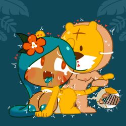 tiger lily cookie from cookie run by lorennsfw