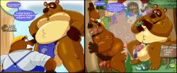 abs after_sex animal_crossing anthro apron ass ball_tuft balls bara beard belly belly_hair big_balls big_belly bodily_fluids body_hair canid canine chest_tuft clothing comic condom countershading crowd cum cum_on_butt debt duo eulipotyphlan facial_hair filled_condom foreskin gay genital_fluids genitals group hand_on_hip hi_res huge_balls inked-waffle male male/male mammal mature_anthro mature_male miner_helmet mole_(animal) money moobs mr._resetti musk musk_cloud nintendo nipples nude_male obese obese_anthro obese_male overweight overweight_anthro overweight_male penis plant pubes public questionable_consent raccoon_dog sexual_barrier_device sign tanuki tom_nook tom_nook_(animal_crossing) tongue tongue_out tree tuft vein veiny_penis