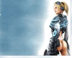 ass blizzard_entertainment blonde_hair ghost nova_(starcraft) starcraft starcraft_ghost terran_ghost