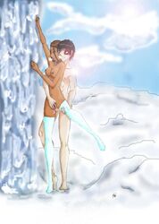 avatar_the_last_airbender calimachan dark-skinned_female dark_skin fanon_couple female human katara male scar small_breasts stockings straight straight_hair tagme thigh_sex zuko zutara