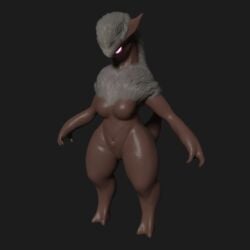 1:1 3d alien biped breasts female hi_res humanoid jitalo monster pussy solo vulpes_helios