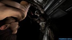 alien female fenriossfm imminent_fellatio imminent_oral male source_filmmaker upside-down xenomorph