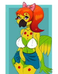 1futa absurd_res anthro avian beak bird bottomless_skirt bottomwear breasts cleavage clothed clothing curvy erect_nipples erection erection_under_clothes erection_under_clothing erection_under_skirt furry futa_only futa_sans_balls futanari hi_res intersex large_breasts nipple_bulge nipple_outline nipples no_panties non-mammal_breasts olivia_(rustytomatoes) penis penis_out penis_under_clothes penis_under_skirt rustytomatoes skirt skirt_lift smile solo underwear