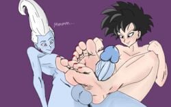 dragon_ball dragon_ball_super dragon_ball_xenoverse elery female footjob imasourlemon nude original_character saiyan tagme whis