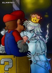 boosette crown elmrtev fellatio ghost_girl mario mario_(series) new_super_mario_bros._u_deluxe nintendo oral super_mario_bros.