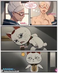 ai_generated ayase_seiko big_breasts colored comic dandadan licai licaidev seiko seiko_ayase turbo_granny_(dandadan)