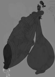 1boy balls_bigger_than_body balls_bigger_than_head balls_bigger_than_torso big_balls big_penis excessive_genital_fluids genital_fluids huge_balls huge_cock hung_trap hyper hyper_balls hyper_penis male male_focus male_only marshadow musk musk_clouds musky_cock penis_bigger_than_body penis_bigger_than_head penis_bigger_than_torso pokémon_(species) pokemon pokemon_(species) sitstanding small_but_hung