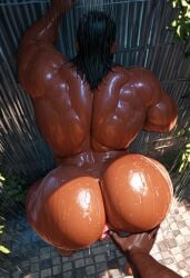 ai_generated bara bara_ass cuntboy cuntboy/male cuntboy_penetrated himbonextdoor human intersex male muscular muscular_cuntboy muscular_male pussy