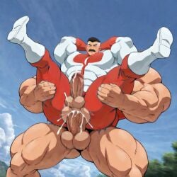 bara cum cum_in_ass cum_inside daddy dilf gay invincible invincible_(tv_series) male nolan_grayson nsfwmaker omni-man