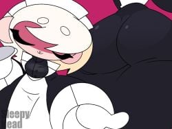 ambiguous_gender demon_single hourglass_figure maid original_character pat_chansamorn_(sleepy_headx3) sfw_version sleepy_headx3_(artist) twink