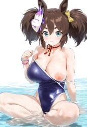1girls ai_generated animal_ears anthropomorphization artist_request eyes female hair inari_one_(umamusume) legs skin tagme umamusume umamusume_pretty_derby young