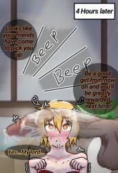 1boy 1girl1boy 1girls big_breasts big_penis blonde_female blonde_hair blowjob blush blushing_female bondage breasts censored cum cum_bubble cum_in_mouth cum_on_face cum_on_hair cumdump cumslut dialogue don_quixote_(limbus_company) english_text female gift gift_wrapping heart-shaped_pupils huge_cock large_breasts limbus_company male mind_break mosaic_censoring motion_lines partially_clothed penis_awe project_moon ribbon ribbon_bondage ribbons saliva saliva_bubble saliva_on_penis semen semen_bubble semen_on_penis siegfried_(limbus_company) standing steam text text_bubble throbbing throbbing_penis time_skip tongue veiny_penis yellow_eyes yellow_hair