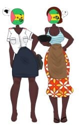 african_female countryhumans countryhumans_girl curvaceous curvy female female_focus female_only hourglass_figure
