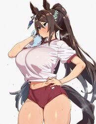 1girls ai ai_assisted ai_generated animal_ears anthropomorphization artist_request eyes female hair legs skin symboli_kris_s_(umamusume) tagme umamusume umamusume_pretty_derby young