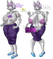 futanari hair_chest homestuck horse_penis horsecock huge_breasts huge_cock human maplerose ms_paint_adventures rose_lalonde sansrubildo
