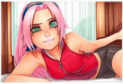 sakura haruno from naruto by crazyfishbones