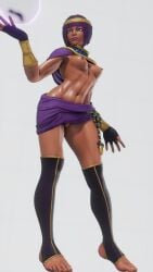 3d capcom female menat_(street_fighter) nude sf_screenshot street_fighter street_fighter_v tagme